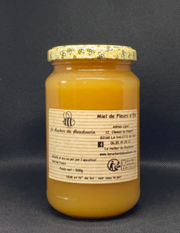 Miel de Fleurs d'Été Provence Crémeux | Rucher Baudouvin 2